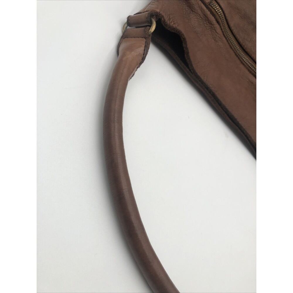 Marta Ponti Designer Soft Woven Leather Shoulder Hobo Purse Bag - Picture 9 of 12